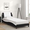 vidaXL Bed Frame Black and White