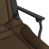 vidaXL Fishing Chair Taupe and black