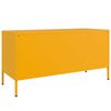 vidaXL TV Cabinet Mustard Yellow Steel Medium TV Cabinet Rectangular
