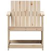 vidaXL Garden Chair Natural Wood Solid Pine Wood Standard Garden Chair