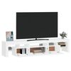 vidaXL TV Cabinet White Engineered Wood Large TV Cabinet Rectangular