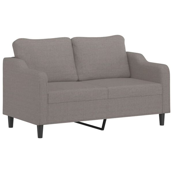 vidaXL Sofa Set Taupe Fabric (100% polyester), metal, textilene, plywood