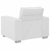 vidaXL Sofa White 38.98 x 30.71 x 33.07 in Fabric