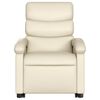 vidaXL Electric Stand Up Massage Recliner Chair Cream