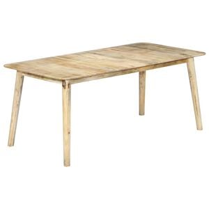 vidaXL Dining Room Natural Solid mango wood 70.9x35.4 in