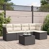 vidaXL Garden Sofa Set Black