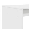 vidaXL Desk with Shelf White 108 x 55 x 103.5 cm Engineered wood