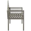vidaXL Patio Bench Gray Wash 53.1" Solid Acacia Wood