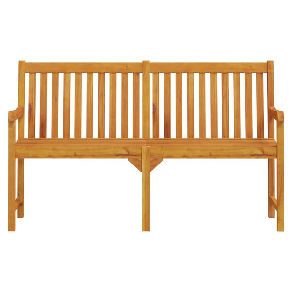 vidaXL Garden Bench Natural Brown Solid Acacia Wood Large Durable