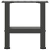 vidaXL Coffee Table Leg Set of 2 Anthracite Powder-Coated Steel