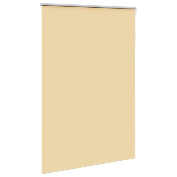 vidaXL Roller Blind Beige 100% polyester 65 x 90.6 in Height-Adjustable