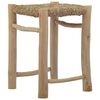 vidaXL Stools 2 pcs Brown Seagrass