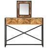 vidaXL Dressing Table Brown 100 x 40 x 120 cm Solid Acacia wood