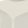 vidaXL Gazebo with Double Roof&Mesh Walls Cream 12.9'x9.6' Steel