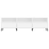 vidaXL TV Cabinet White Engineered wood, Iron 59.1 in x 11.8 in x 17.5 in