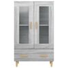 vidaXL Highboard Grey Sonoma Engineered wood Tall Highboard