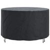 vidaXL Outdoor Furniture Cover Black 157 x 157 x 71 cm 210D fabric