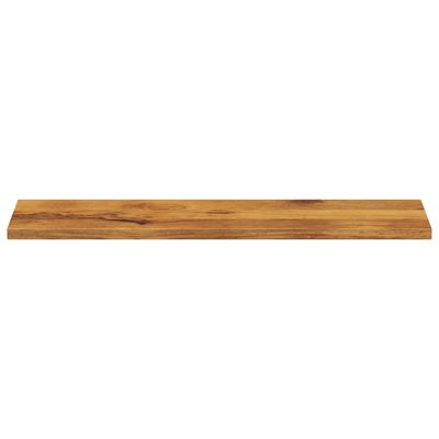 Long wooden plank laid flat.