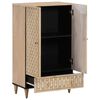 vidaXL Highboard 23.6"x13"x39.4" Solid Wood Mango