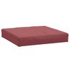 vidaXL Pallet Cushion Melange Wine Red 100% polyester Medium