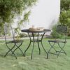 vidaXL Garden Dining Set Anthracite Expanded metal mesh with e-coating