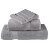 vidaXL Towel Set Gray 100% Cotton