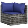 vidaXL Patio Lounge Set Gray