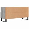 vidaXL TV Cabinet Grey Sonoma Engineered wood, Iron Medium TV Cabinet