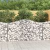 vidaXL Gabion Basket Set of 50 Silver Galvanized iron Large Durable