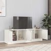 vidaXL TV Cabinet Set of 2 White Cold-rolled steel Medium TV Cabinet