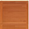 vidaXL Barn Door Wax Brown 39.4x81.9" Solid Wood Pine