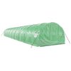 vidaXL Greenhouse Green Polyethylene, Galvanized Steel 581.3 sq ft