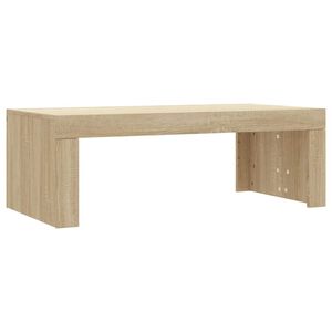 vidaXL Coffee Table Sonoma Oak Engineered Wood Medium Durable