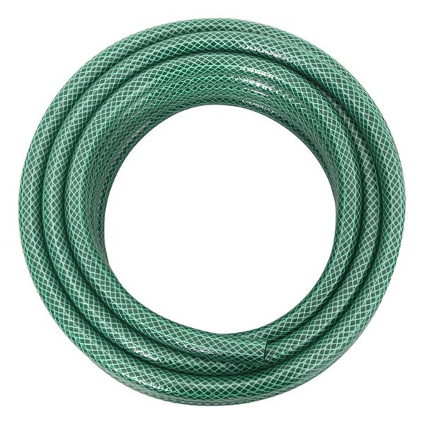vidaXL Garden Hose Green Polyvinyl chloride (PVC) Medium Durable