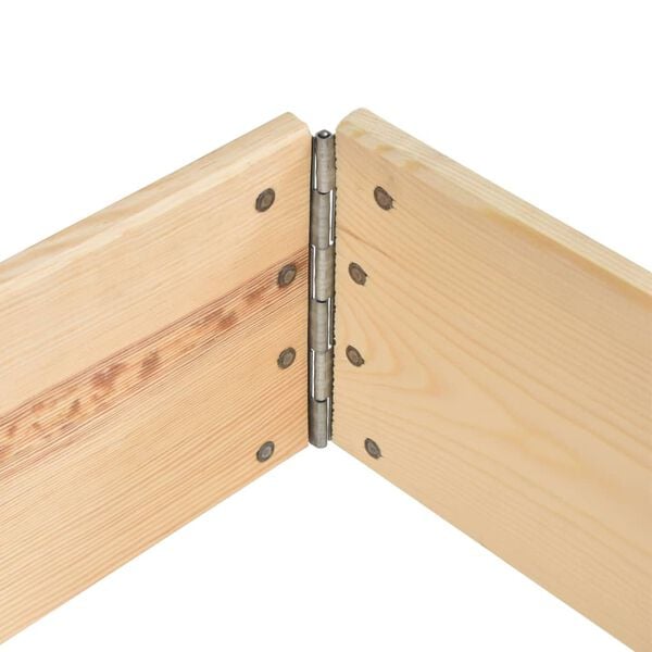 vidaXL Pallet Collar 39.4"x59.1" Solid Pine Wood
