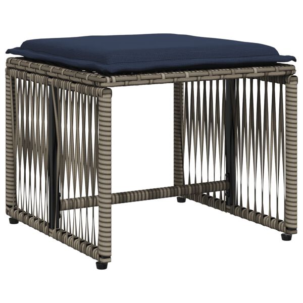 vidaXL Patio Dining Set Grey