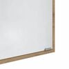 vidaXL LED Bathroom Mirror Wall-mounted Artisan Oak 40 x 37 x 8.5 cm