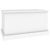 vidaXL Storage Box White Engineered wood 27.6x15.7x15.0 in Storage Box