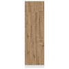 vidaXL Refrigerator Cabinet Artisan Oak Engineered Wood Tall