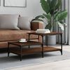 vidaXL Coffee Table Brown Oak Engineered Wood Medium Coffee Table