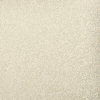 Close-up texture of beige upholstery showing pebble grain pattern.