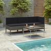 vidaXL Garden Furniture Set Grey, Anthracite