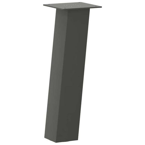 vidaXL Coffee Table Leg Anthracite Powder-coated steel 11.8 in Durable