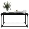 vidaXL Coffee Table Black Engineered Wood Medium Appealing Design