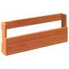 vidaXL Wall-mounted Shoe Rack Set of 2 Wax brown Solid pine wood