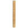 vidaXL Balcony Screen Light Brown 196.9x31.5" Poly Rattan