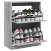 vidaXL Shoe Cabinet Grey Sonoma Engineered wood 31.5 x 16.5 x 42.5 in