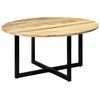 vidaXL Dining Table Brown Solid mango wood Large Durable Dining Table