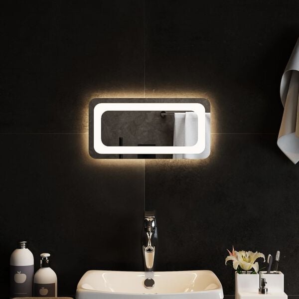 vidaXL LED Bathroom Mirror 15.7"x7.9"