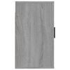 vidaXL Wall Mounted TV Cabinet Grey Sonoma Engineered wood Medium